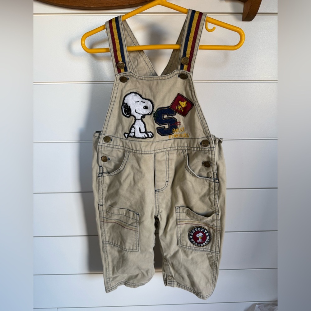 Vintage Snoopy Overalls